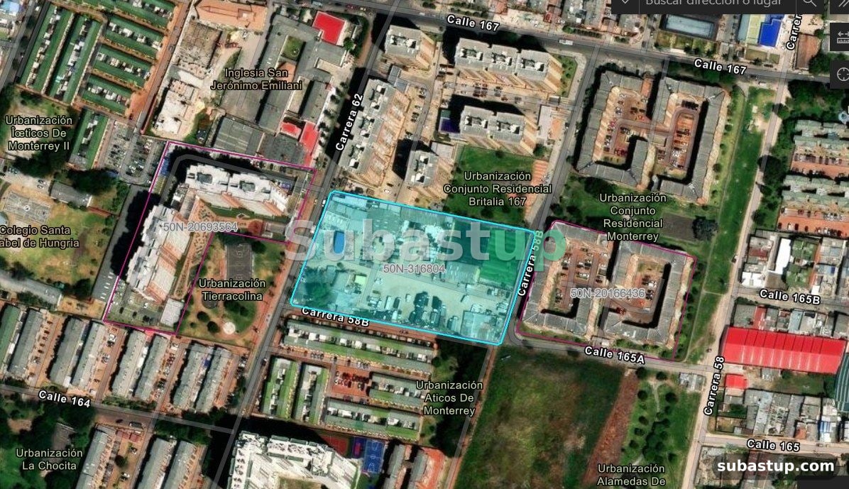 Parqueadero 1.702 m² en Bogotá